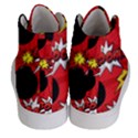 Pop Art Comic Pattern Bomb Boom Explosion Background Women s Hi-Top Skate Sneakers View4