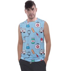 Medical Seamless Pattern Men s Regular Tank Top by Simbadda