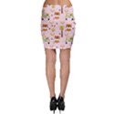 Cute Tiger Car Safari Seamless Pattern Bodycon Skirt View2