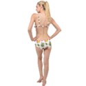 Background-with-owls-leaves-pattern Layered Top Bikini Set View2