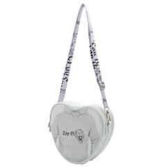 (2)dx Hoodie  Heart Shoulder Bag by Alldesigners