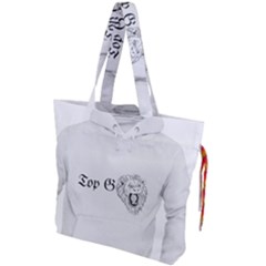 (2)dx Hoodie  Drawstring Tote Bag by Alldesigners