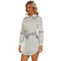 (2) Womens Long Sleeve Shirt Dress View2