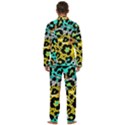 Seamless Leopard Wild Pattern Animal Print Men s Long Sleeve Velvet Pocket Pajamas Set View4