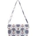 Nautical-seamless-pattern Removable Strap Clutch Bag View1