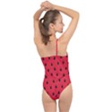 Seamless-watermelon-surface-texture Classic One Shoulder Swimsuit View2