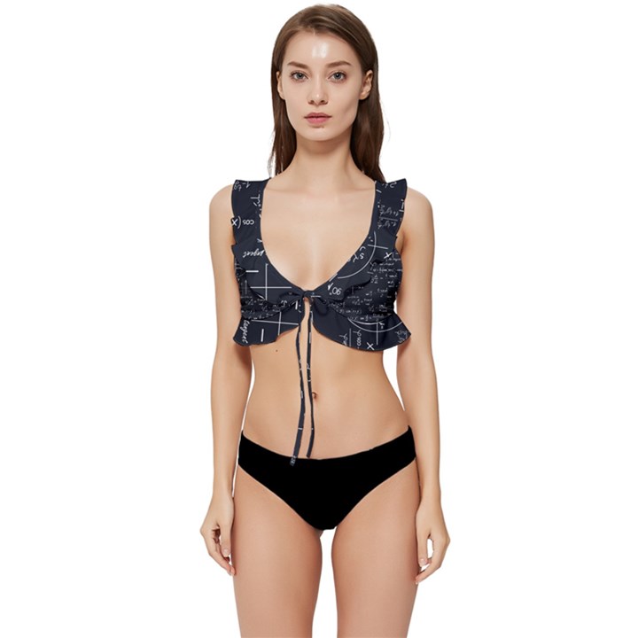 Mathematical-seamless-pattern-with-geometric-shapes-formulas Low Cut Ruffle Edge Bikini Top