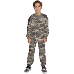 Camouflage Design Kids  Sweatshirt Set by Excel