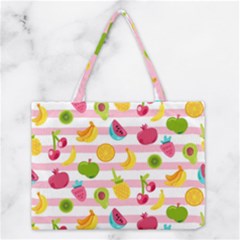 Tropical-fruits-berries-seamless-pattern Medium Tote Bag by Simbadda