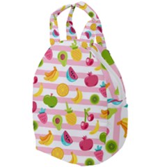 Tropical-fruits-berries-seamless-pattern Travel Backpack by Simbadda