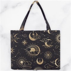 Asian-seamless-pattern-with-clouds-moon-sun-stars-vector-collection-oriental-chinese-japanese-korean Mini Tote Bag by Simbadda