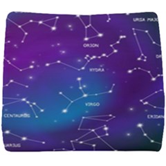 Realistic-night-sky-poster-with-constellations Seat Cushion by Simbadda