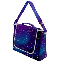 Realistic-night-sky-poster-with-constellations Box Up Messenger Bag by Simbadda