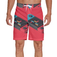 Gaming Console Video Men s Beach Shorts by Grandong