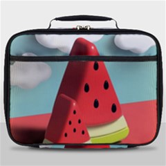 Strawberries Fruit Full Print Lunch Bag by Grandong