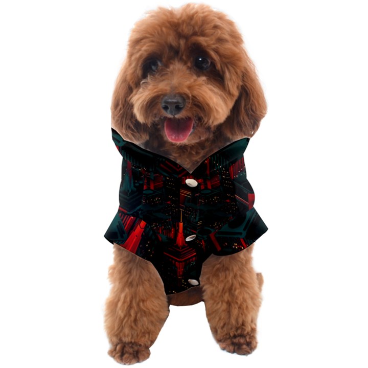 A Dark City Vector Dog Coat