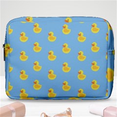 Rubber Duck Pattern Make Up Pouch (large) by Valentinaart