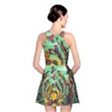 Monkey Tiger Bird Parrot Forest Jungle Style Reversible Skater Dress View2