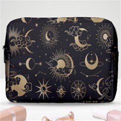 Asian-set With Clouds Moon-sun Stars Vector Collection Oriental Chinese Japanese Korean Style Make Up Pouch (large) by Bangk1t