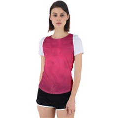 Amaranth Turbulance Cameurut Back Cut Out Sport Tee by imanmulyana