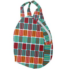 Bricks Abstract Seamless Pattern Travel Backpack by Bangk1t