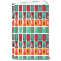 Bricks Abstract Seamless Pattern 8  X 10  Softcover Notebook by Bangk1t