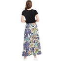 Purple Orange Green Blue Cartoon Maxi Chiffon Skirt View2