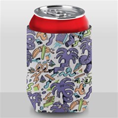 Purple Orange Green Blue Cartoon Can Holder by Bangk1t