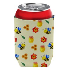 Seamless Background Honey Bee Wallpaper Texture Can Holder by Bangk1t