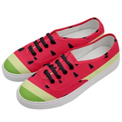 Watermelon Fruit Food Healthy Vitamins Nutrition Women s Classic Low Top Sneakers by pakminggu