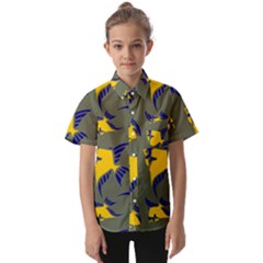 Background Pattern Texture Design Wallpaper Kids  Short Sleeve Shirt by pakminggu