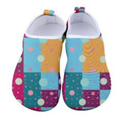 Background Pattern Texture Design Dots Wallpaper Men s Sock-style Water Shoes by pakminggu