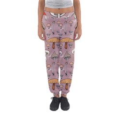 Mushrooms Autumn Fall Pattern Seamless Decorative Women s Jogger Sweatpants by pakminggu