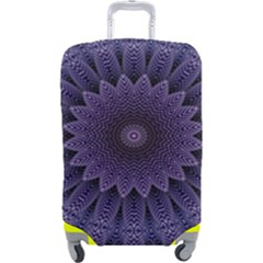 Shape Geometric Symmetrical Symmetry Wallpaper Luggage Cover (large) by Bangk1t