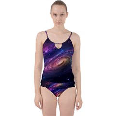 Universe Space Star Rainbow Cut Out Top Tankini Set by Ravend