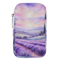 Lavender Flower Tree Waist Pouch (large) by Ravend