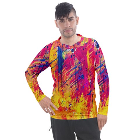 Various Colors Men s Pique Long Sleeve Tee by artworkshop