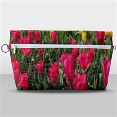 Yellow Pink Red Flowers Handbag Organizer by artworkshop