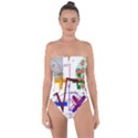 Mathematics Formula Physics School Tie Back One Piece Swimsuit View1