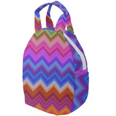 Pattern Chevron Zigzag Background Travel Backpack by Grandong