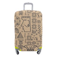 Aztec Tribal African Egyptian Style Seamless Pattern Vector Antique Ethnic Luggage Cover (small) by Grandong