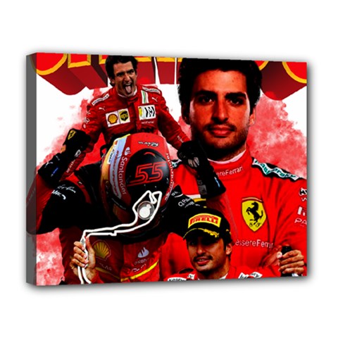 Carlos Sainz Canvas 14  X 11  (stretched) by Boster123