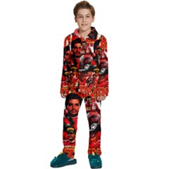 Carlos Sainz Kids  Long Sleeve Velvet Pajamas Set by Boster123