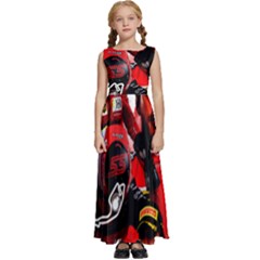 Carlos Sainz Kids  Satin Sleeveless Maxi Dress by Boster123