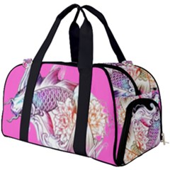 Rainbow Koi Burner Gym Duffel Bag by Intrinketly777