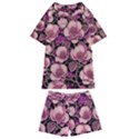 Plum Blossom Blossom Kids  Swim Tee and Shorts Set View1