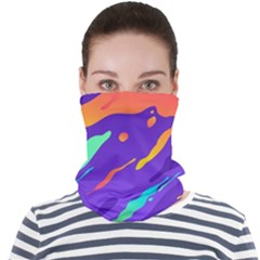 Multicolored-abstract-background Face Seamless Bandana (adult) by pakminggu