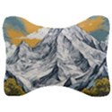 Nature Mountains Landscape Forest Velour Seat Head Rest Cushion View1