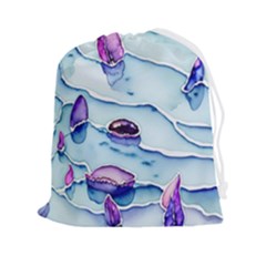 Water Tide Gemstone Drawstring Pouch (2xl) by pakminggu