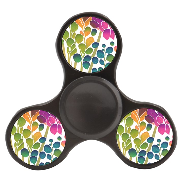 Plants Leaves Colorful Finger Spinner